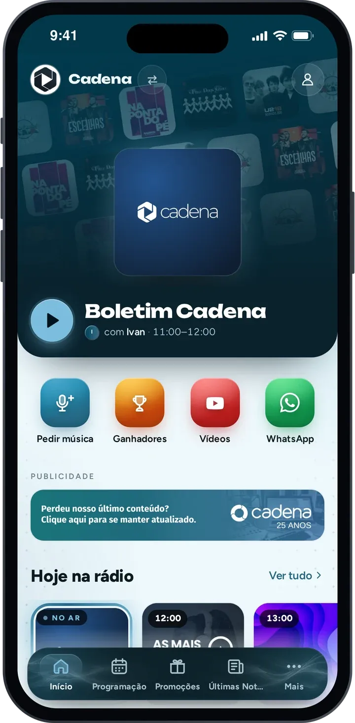 App da rádio no celular: programa no ar, pedir música, ganhadores, WhatsApp e a programação do dia